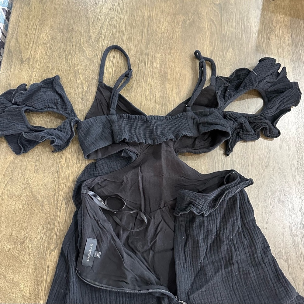MAJORELLE Black Ruffled Dress - Picture 9 of 10